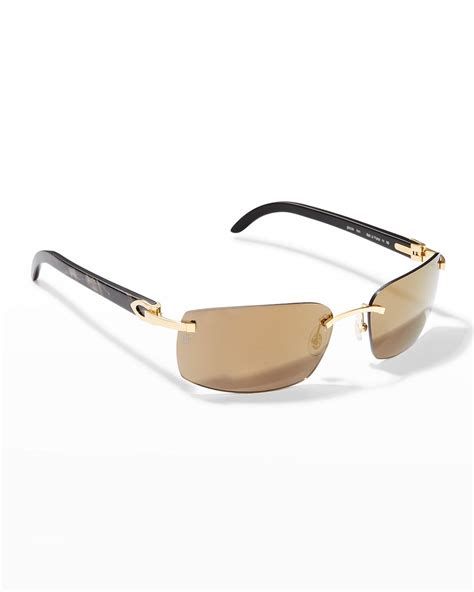 cartier shades men|cartier rimless eyeglasses for men.